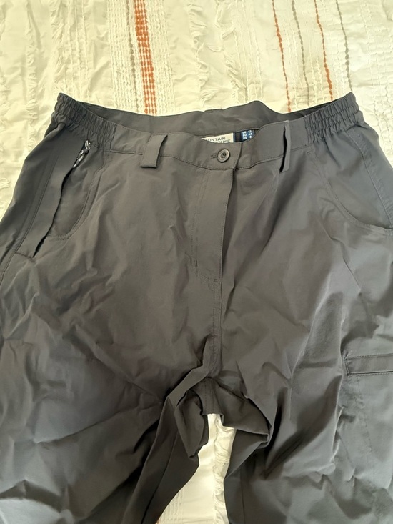 (2-pack) Warehouse Black & Grey Women's Track Pants with Zip Pocket - Picture 6 of 9